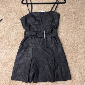 Free people pleather dress